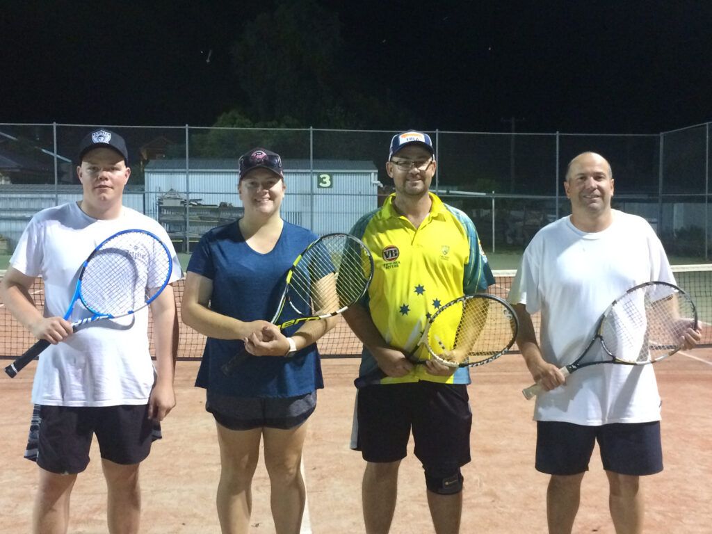 The A grade winners of the Spring Tennis Competition which concluded last Thursday.