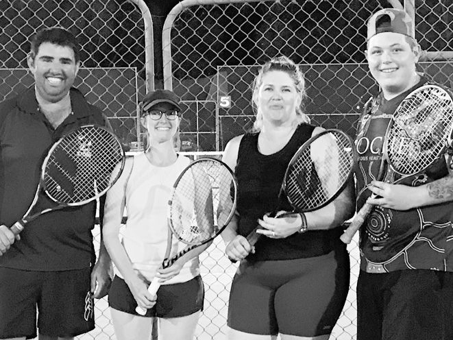 The B Grade winners of the Spring Tennis Competition which concluded last Thursday.